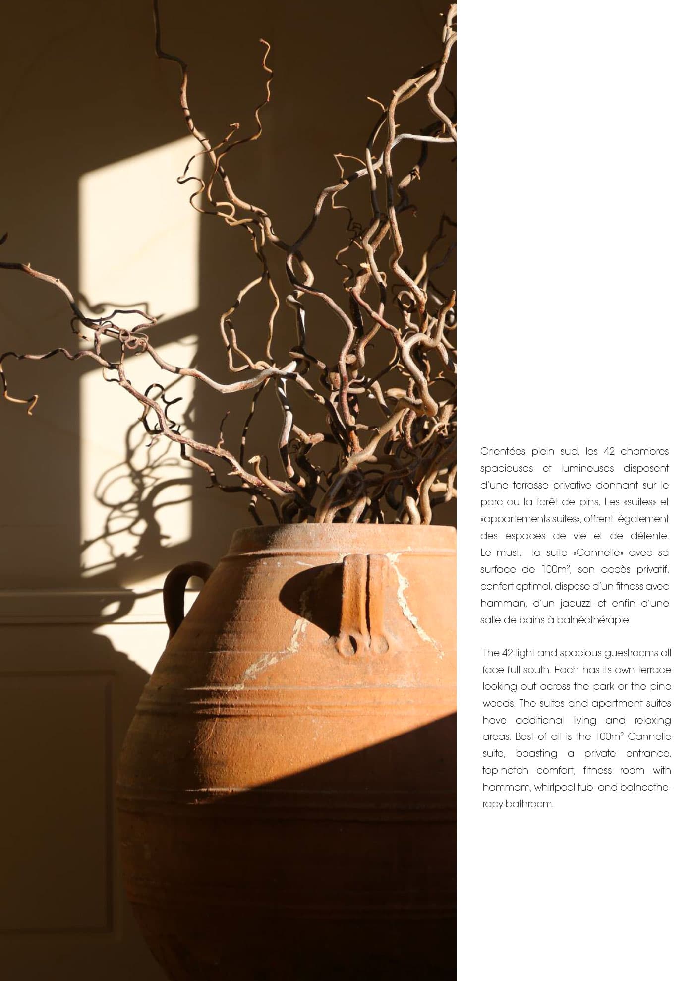 Ambiance — extrait du magazine L'Hôtel & Spa du Castellet