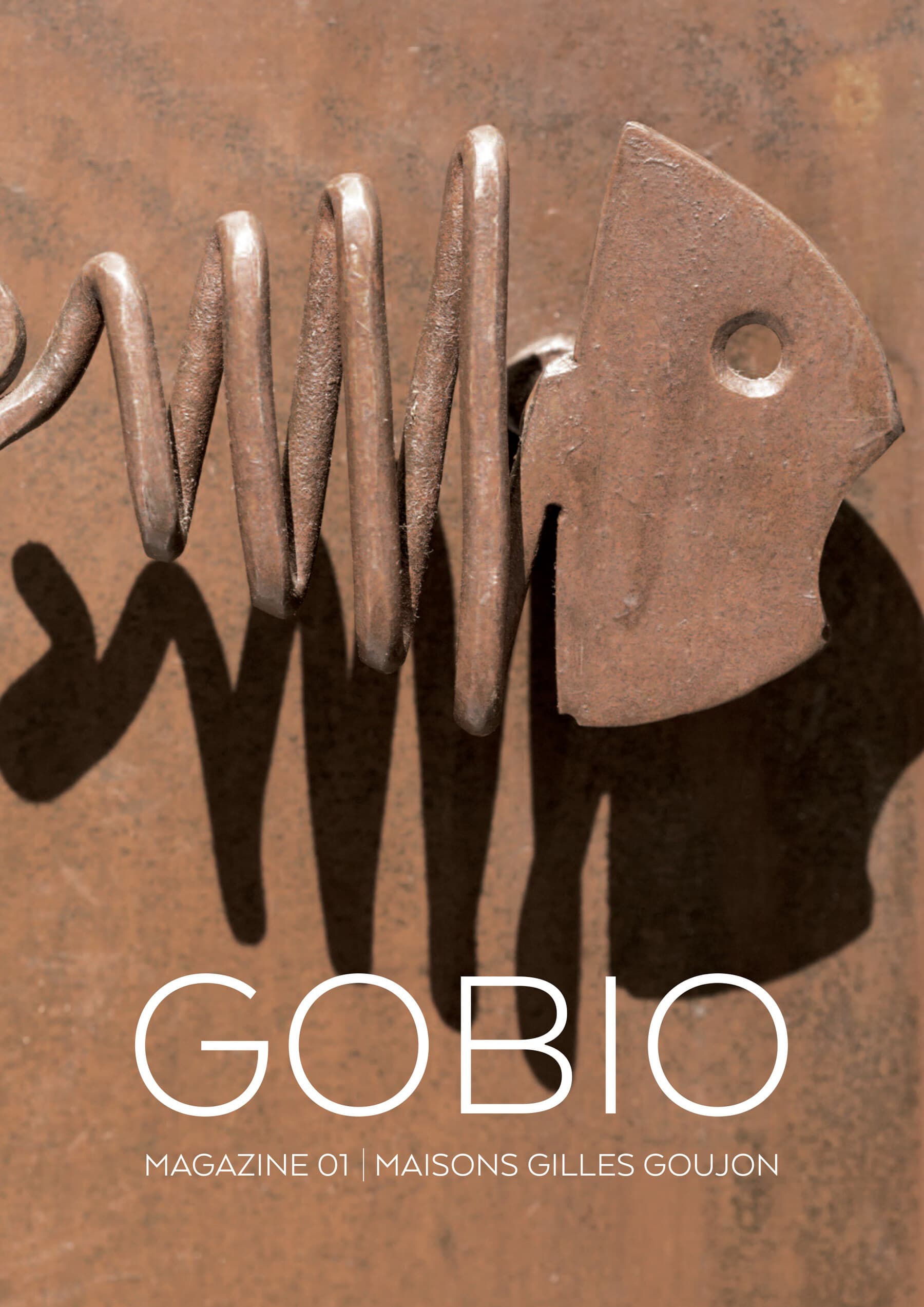 Couverture de Gobio n° 1, magazine réalisé pour Auberge du Vieux Puits