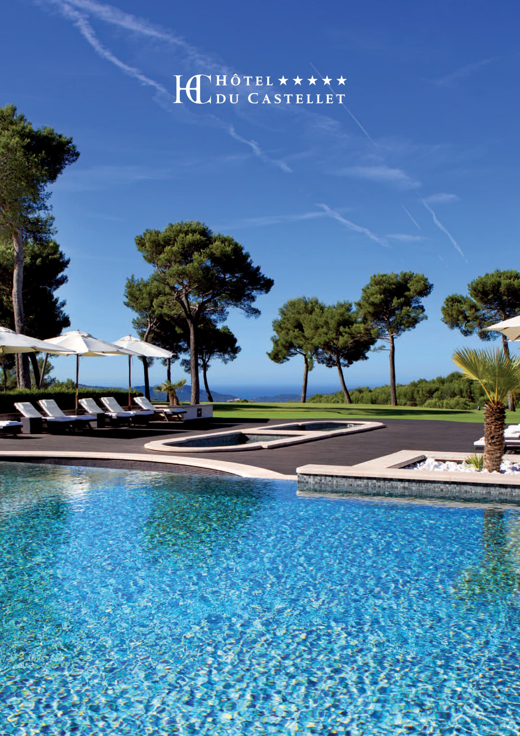 Couverture de le magazine, magazine réalisé pour L'Hôtel & Spa du Castellet
