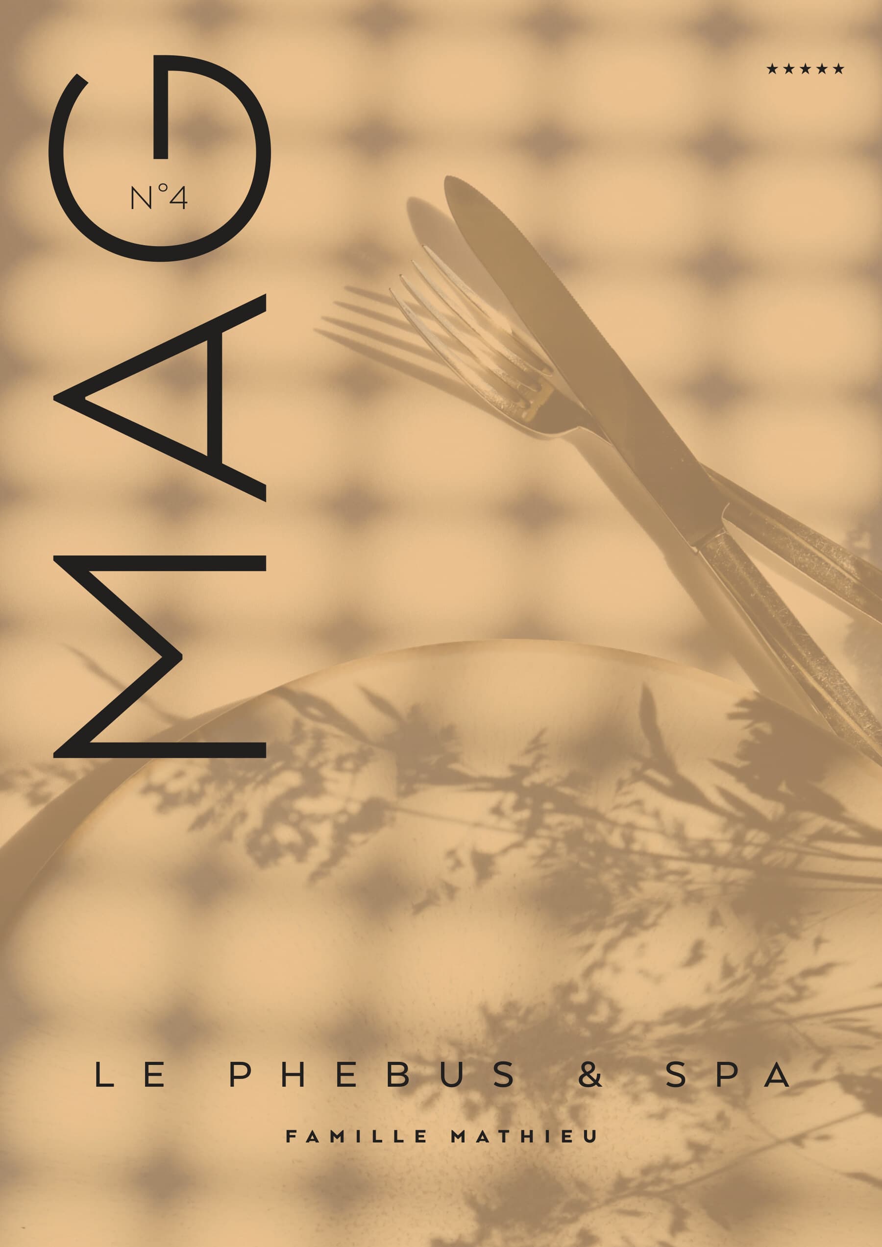 Couverture de MAG n° 4, magazine réalisé pour Le Phébus & Spa