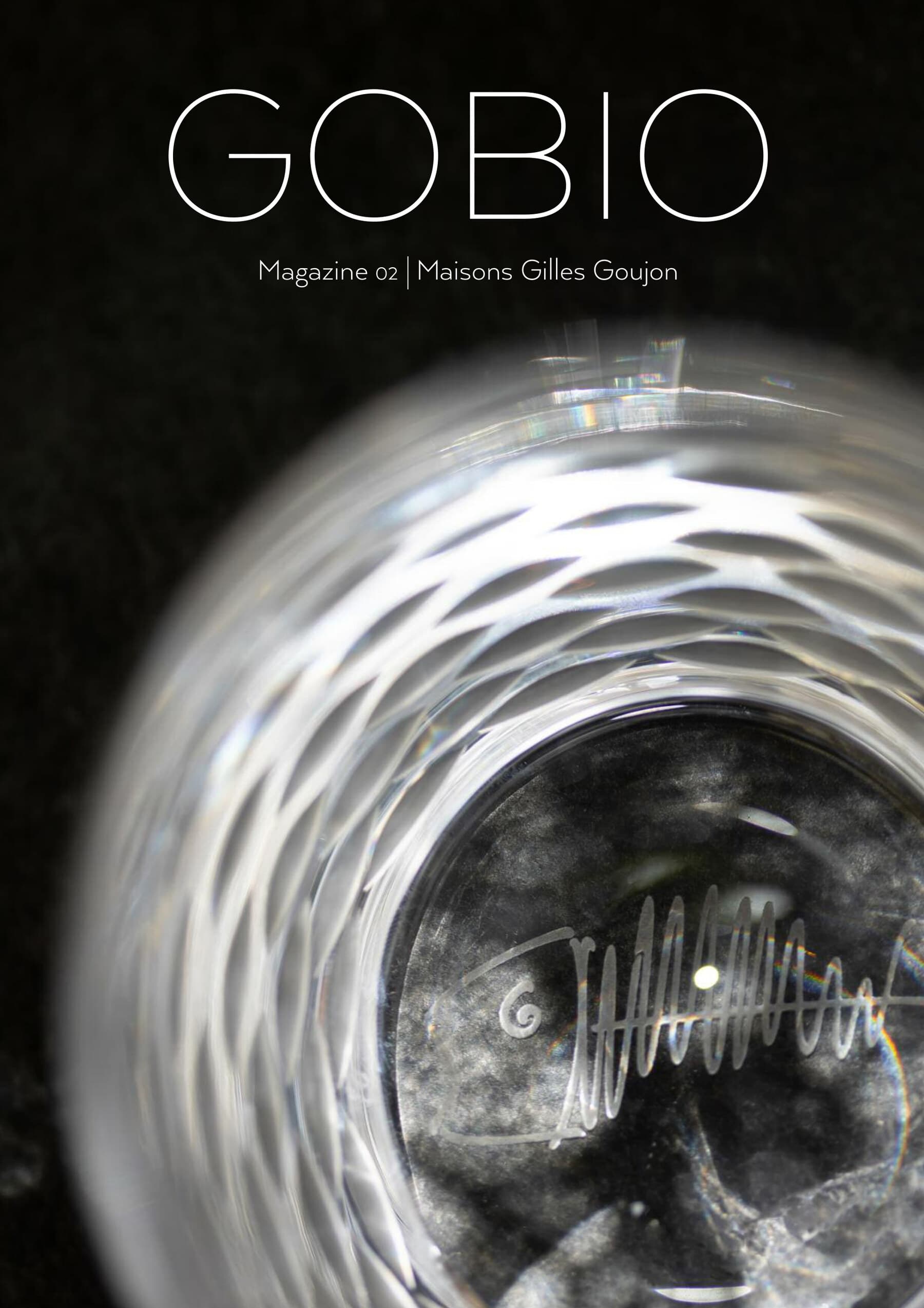 Couverture de Gobio n° 2, magazine réalisé pour Maisons Gilles Goujon
