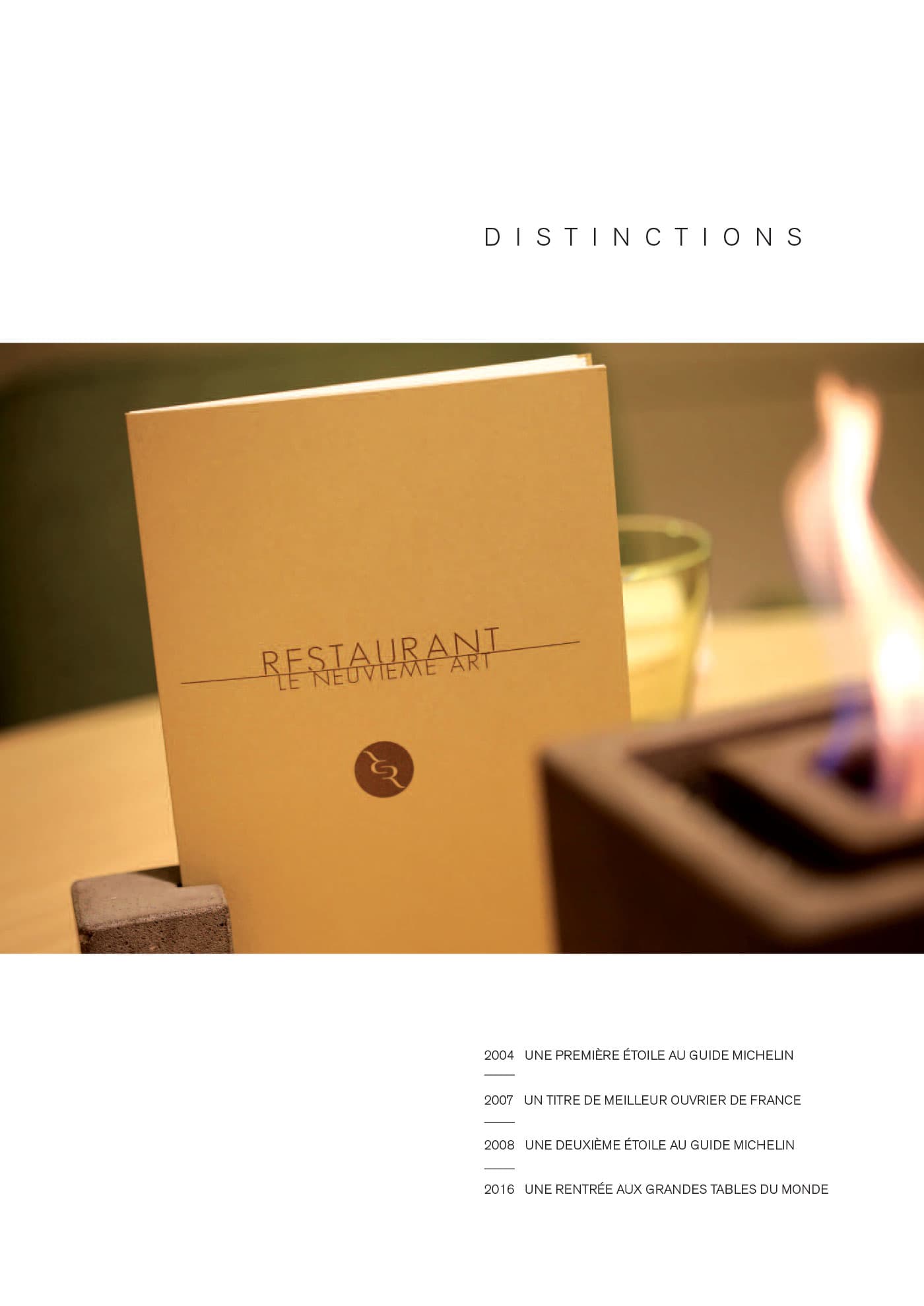 Distinctions — extrait du magazine Le Neuvième Art