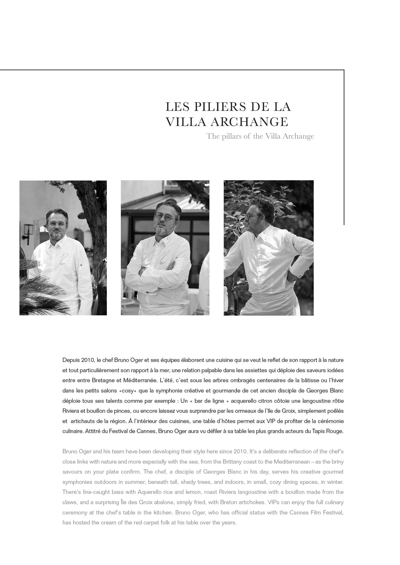Reportage — extrait du magazine La Villa Archange & Bistrot des Anges